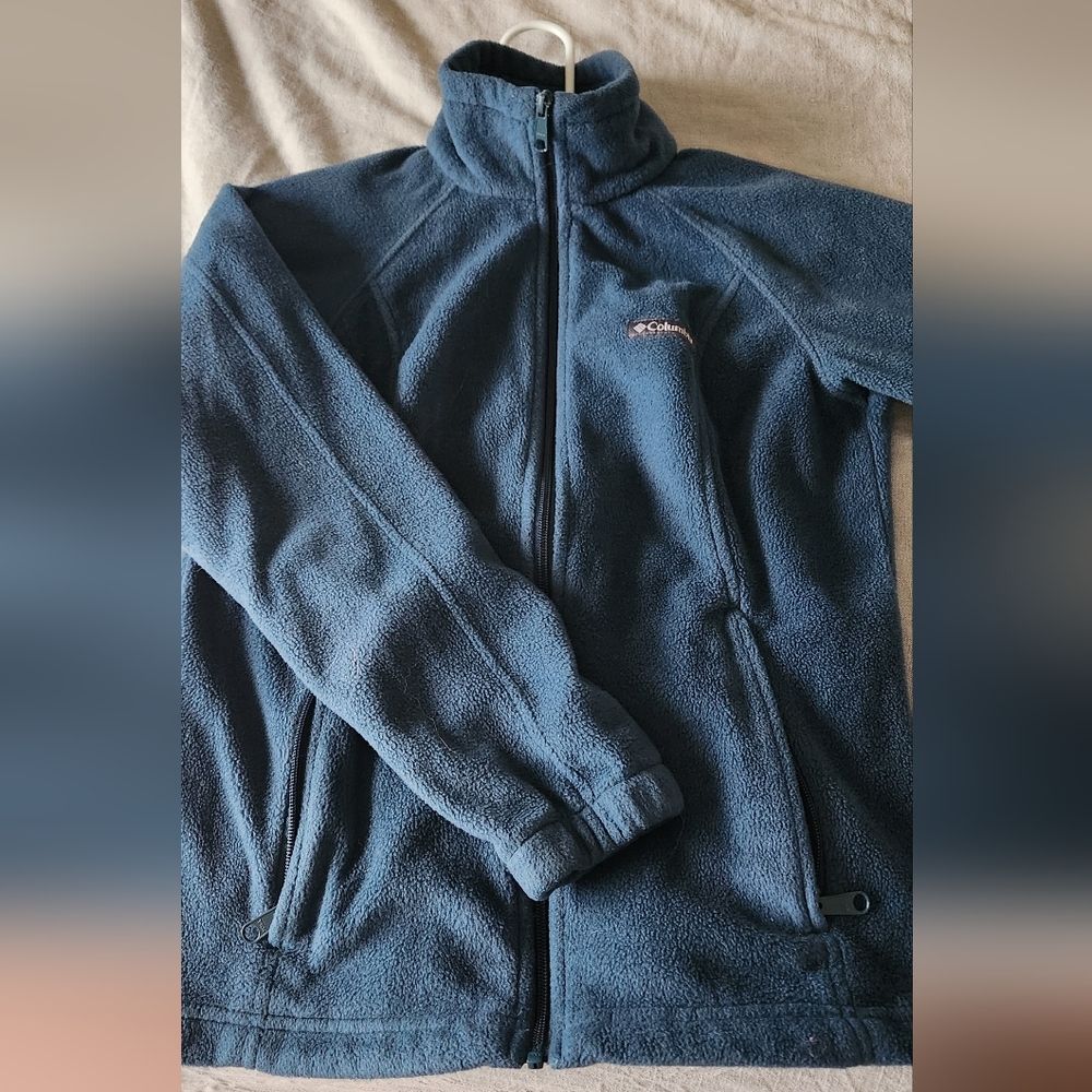 Women's Teal Columbia Fleece Jacket